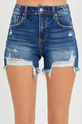 6093 HR Distressed Shorts