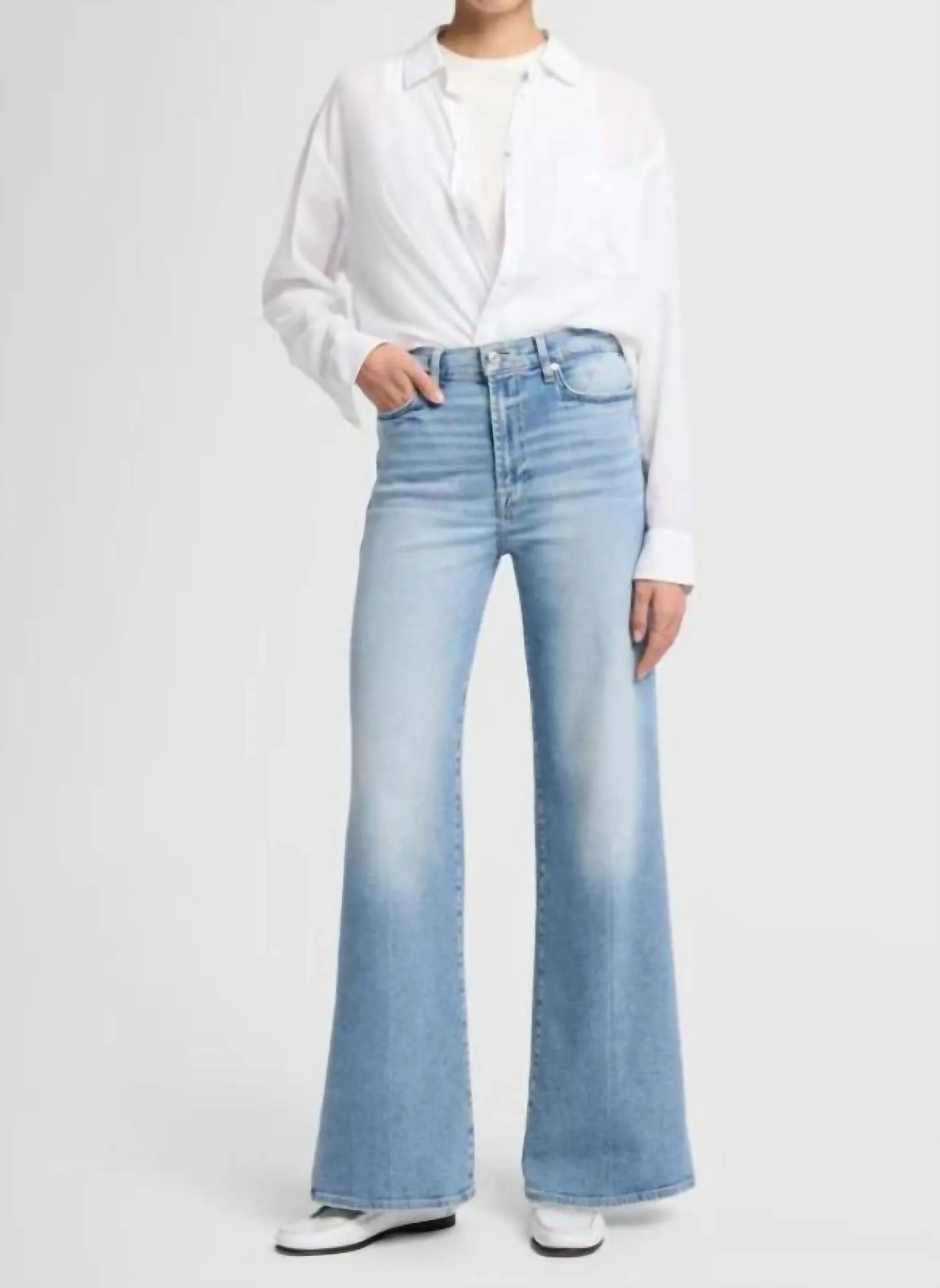 7 For All Mankind - Ultra High Rise Cropped Jeans