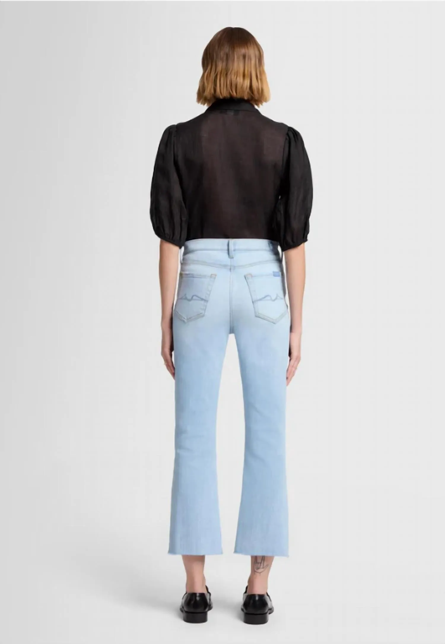 7 For All Mankind - Women's High Waist Slim Kick Jeans