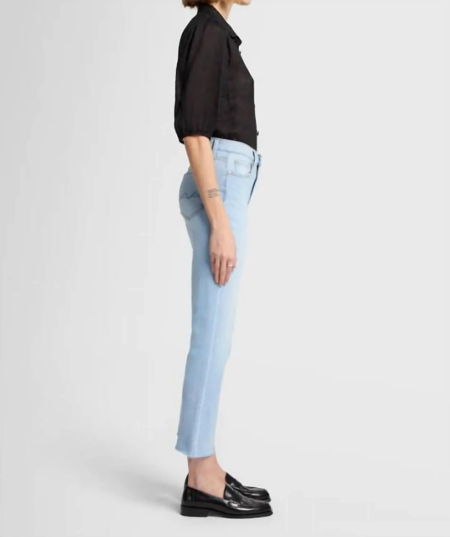 7 For All Mankind - Women's High Waist Slim Kick Jeans