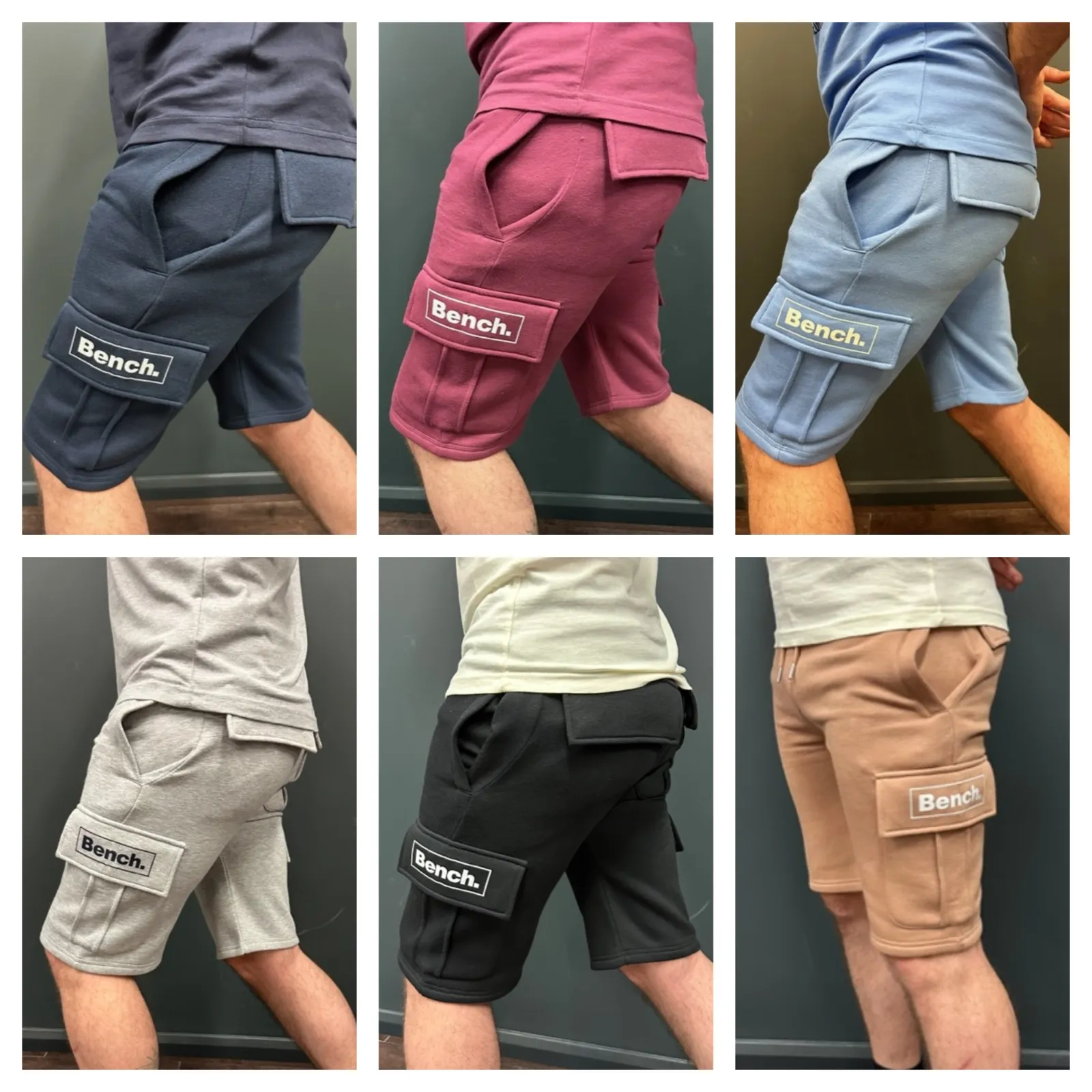 Bench Mens Claxton Elasticated Sweatshorts