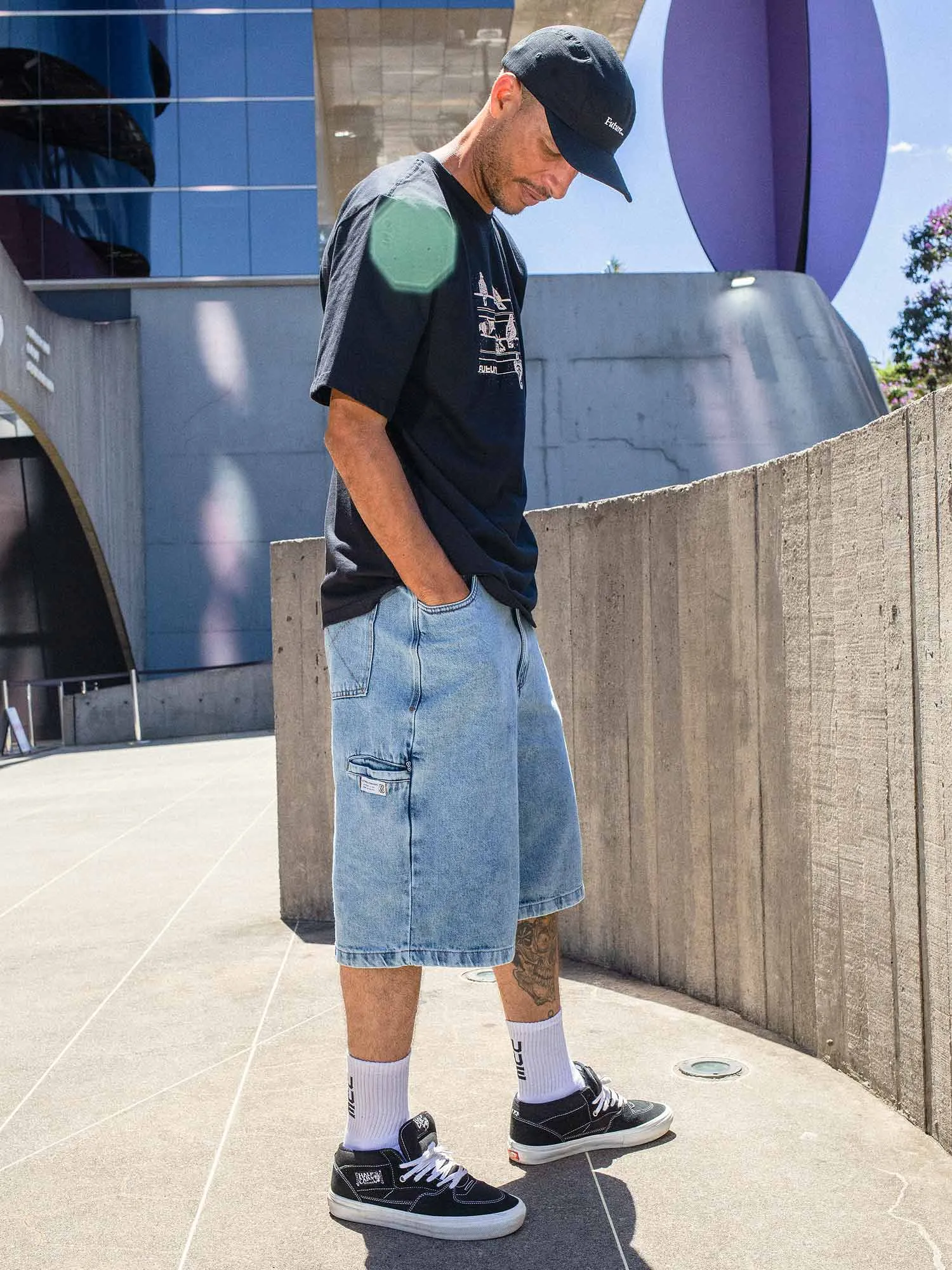 Bermuda Jeans Azul 93/Gs