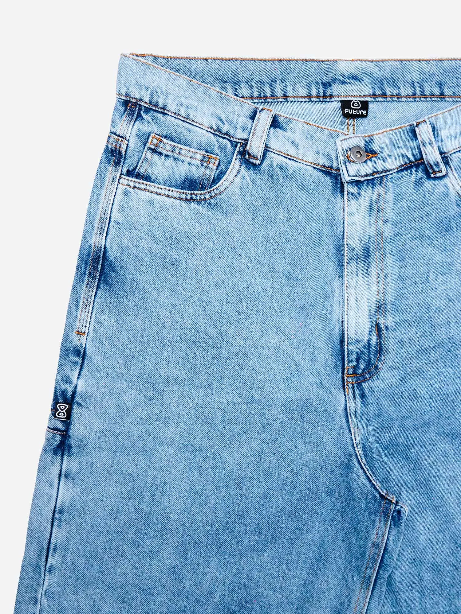 Bermuda Jeans Azul 93/Gs