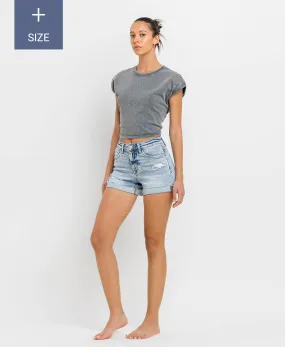 Curvy Cuff Shorts