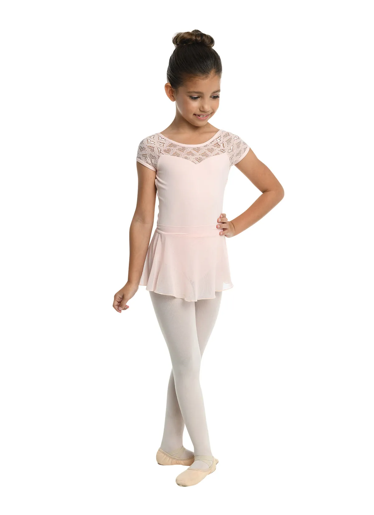 Danznmotion Kids Mesh Pull On Skirt