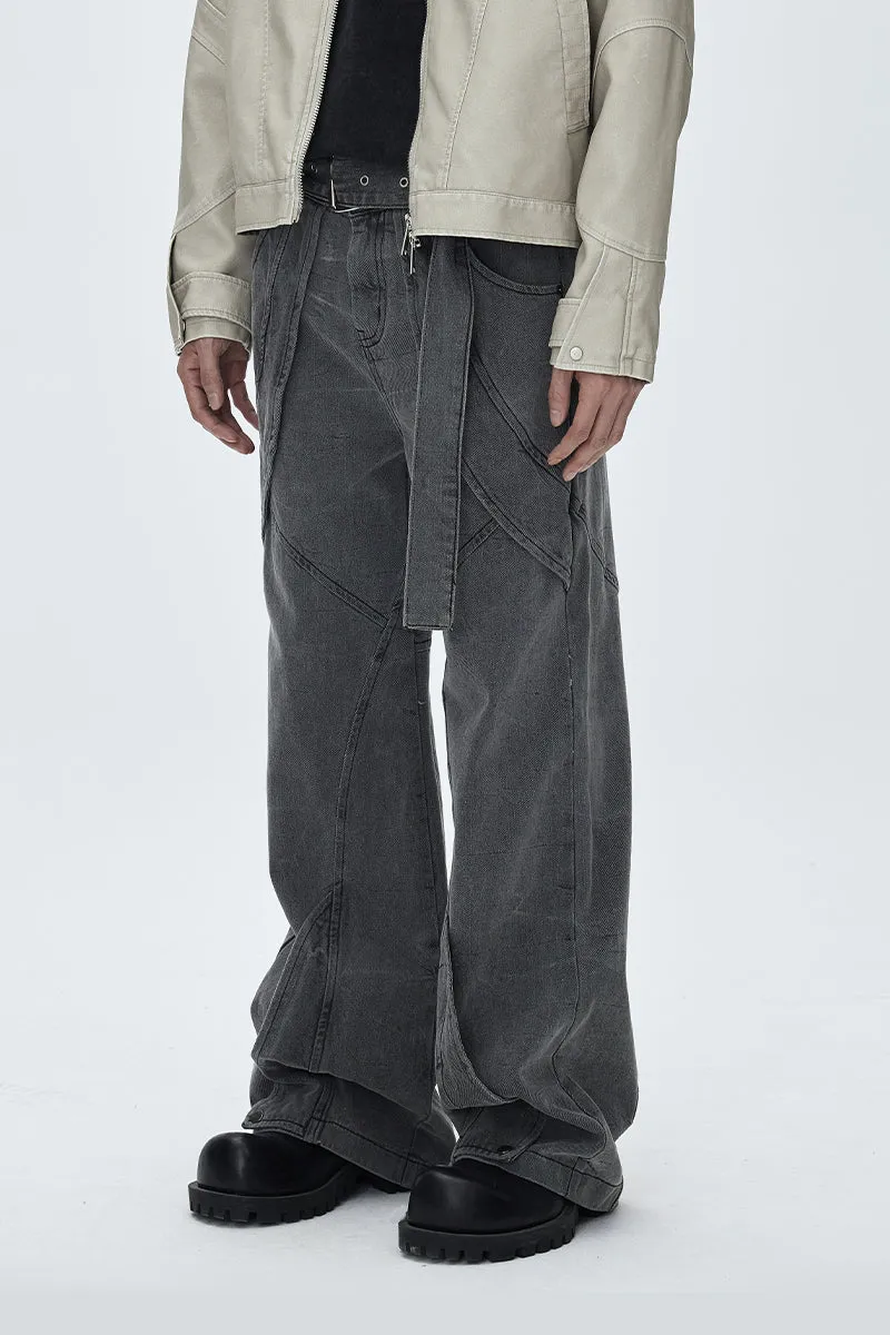 Dismountable Belt Jeans