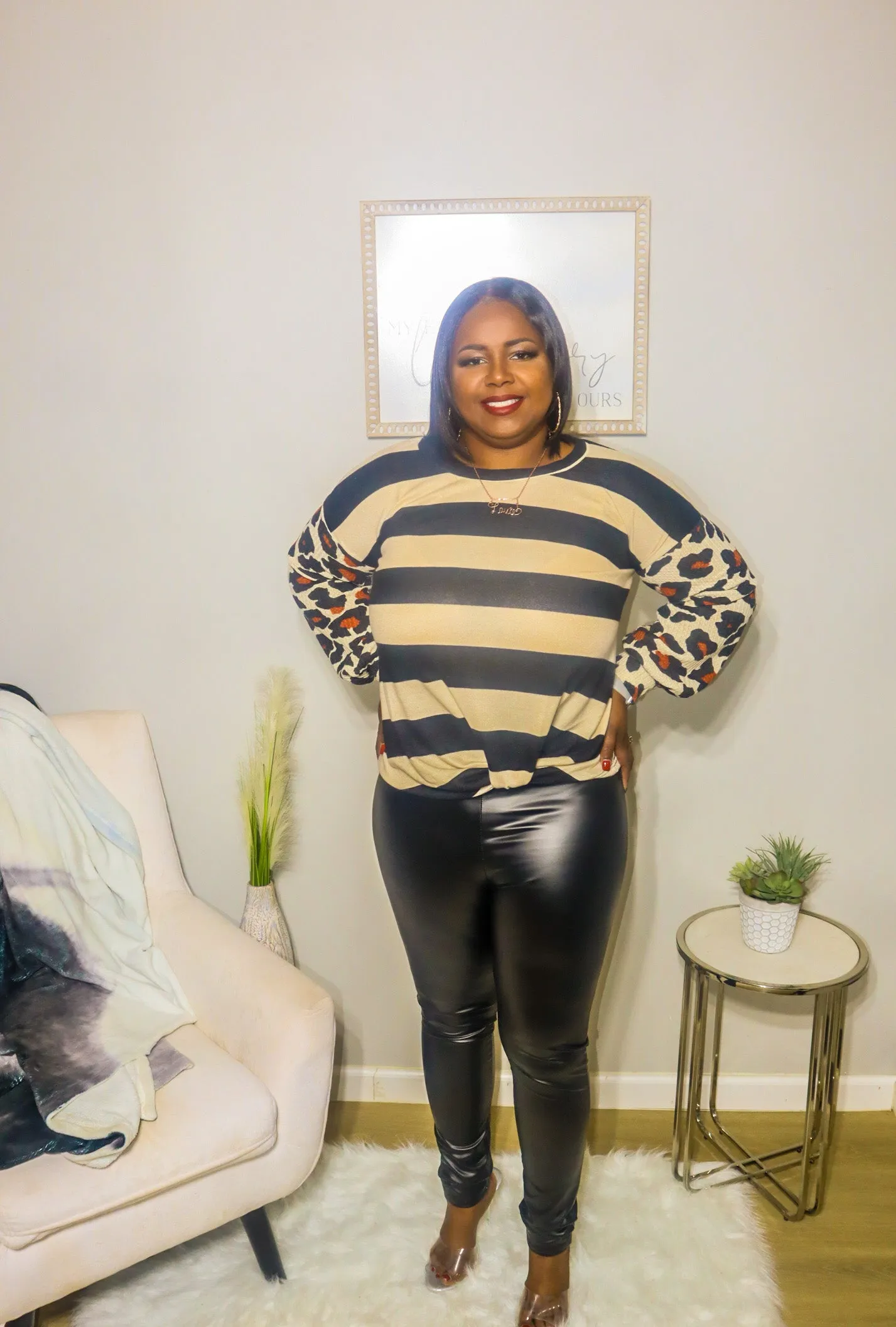Fall'n Faux Leggings