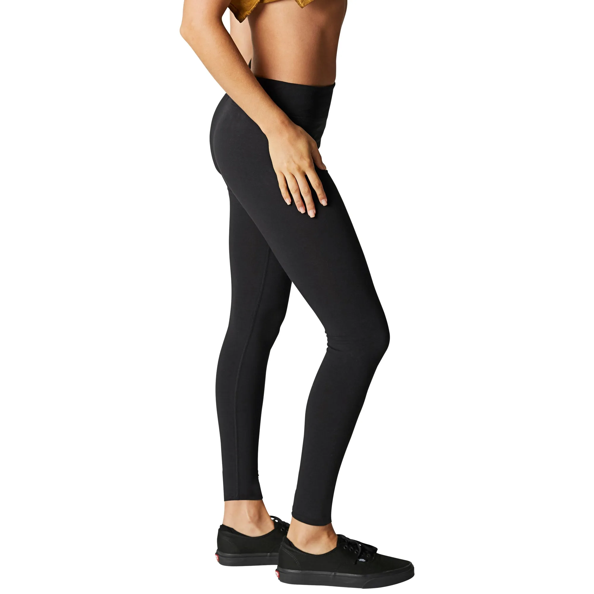 Fox Racing  Womens Boundary Leggings Pants High-Waisted Classic Comfort Black