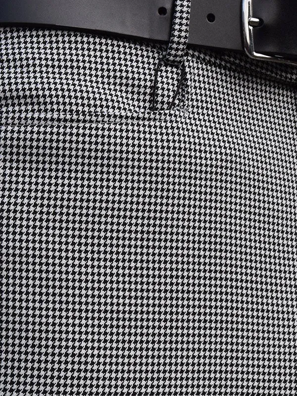 Get Up Dogtooth Slim Fit Trousers