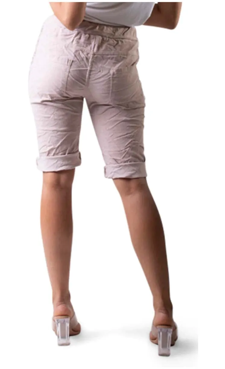 Gigi Moda Perno Bermuda Shorts With Studs