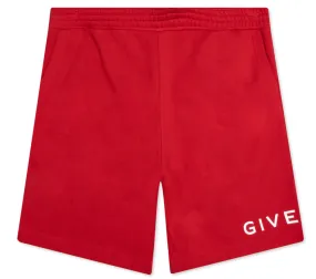 Givenchy Archetype Bermuda Shorts Vermillion