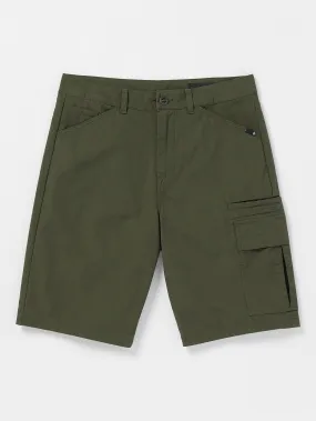 Grand Fang Cargo Shorts - Squadron Green