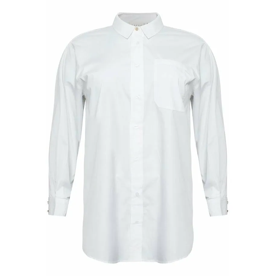 Kaffe Curve Clone Shirt in White