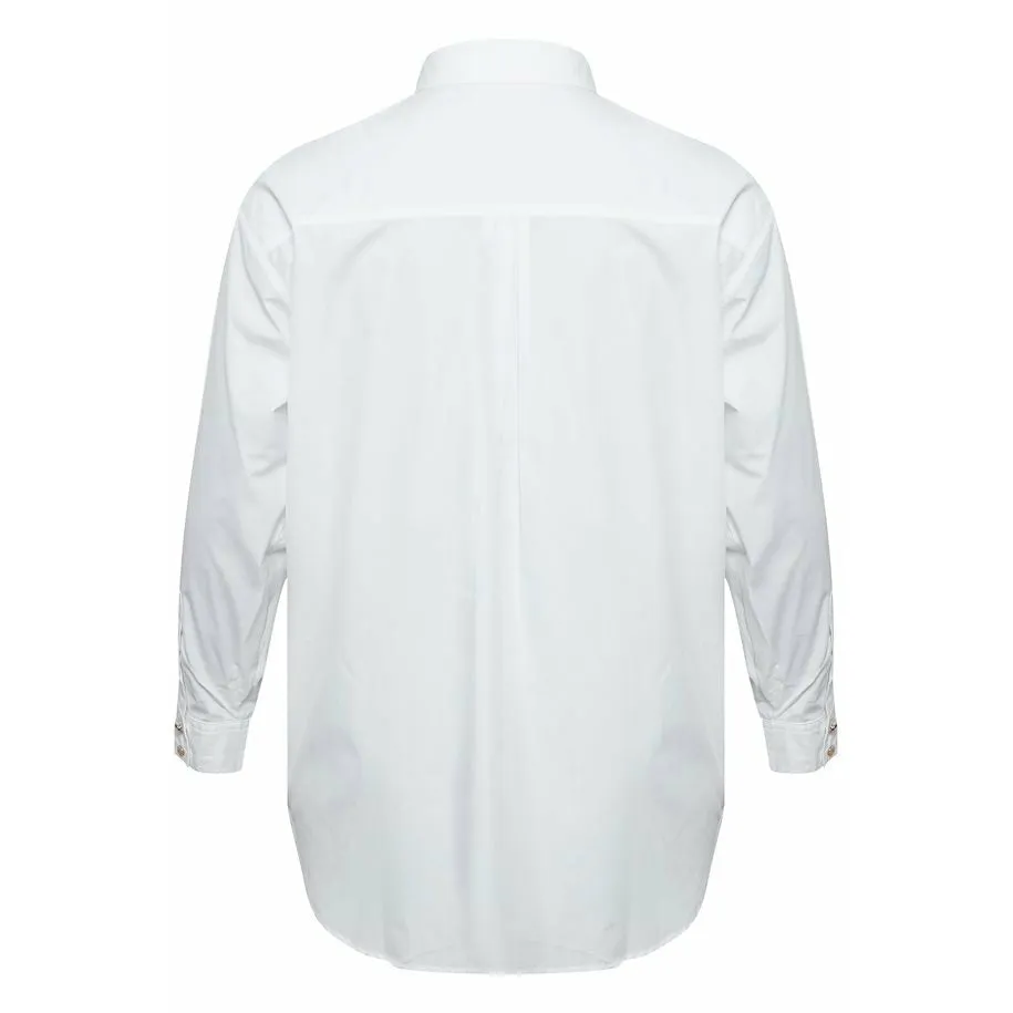 Kaffe Curve Clone Shirt in White