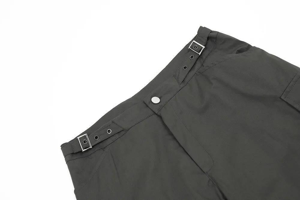 Loose Pleated Paratrooper Pants Men's Workwear