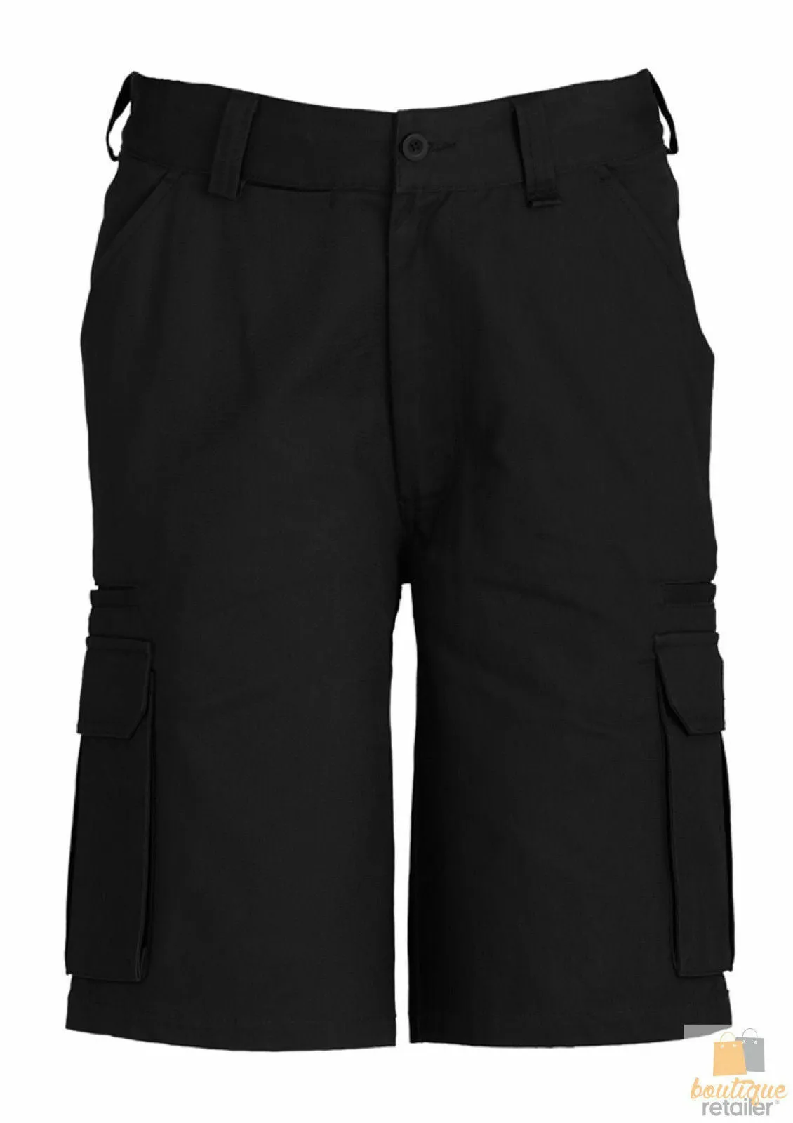 Mens CARGO SHORTS All Sizes 100% COTTON Drill Heavy Work Tradie Military