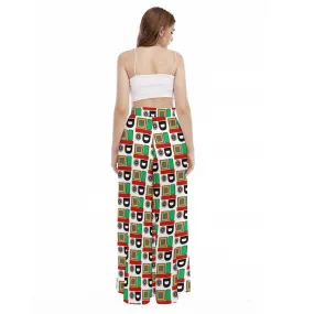 OD Print Women's High Waist Wide Leg Culottes NPT2