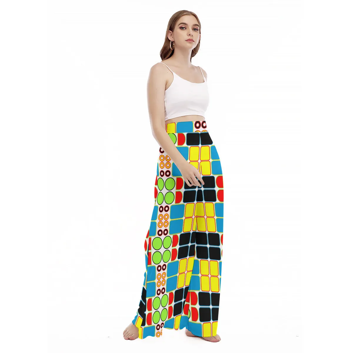 OD Women's High Waist Wide Leg Culottes WPt4