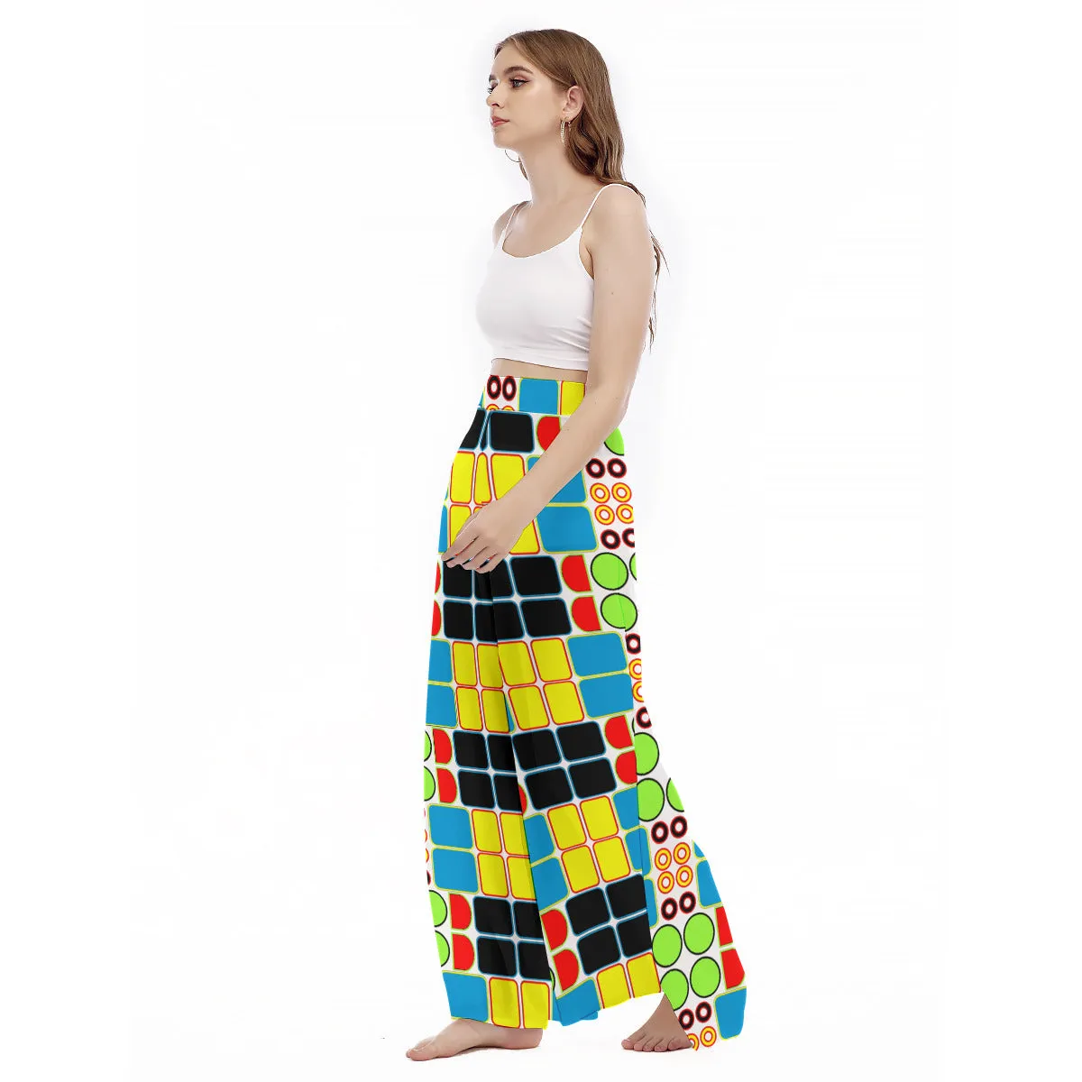 OD Women's High Waist Wide Leg Culottes WPt4