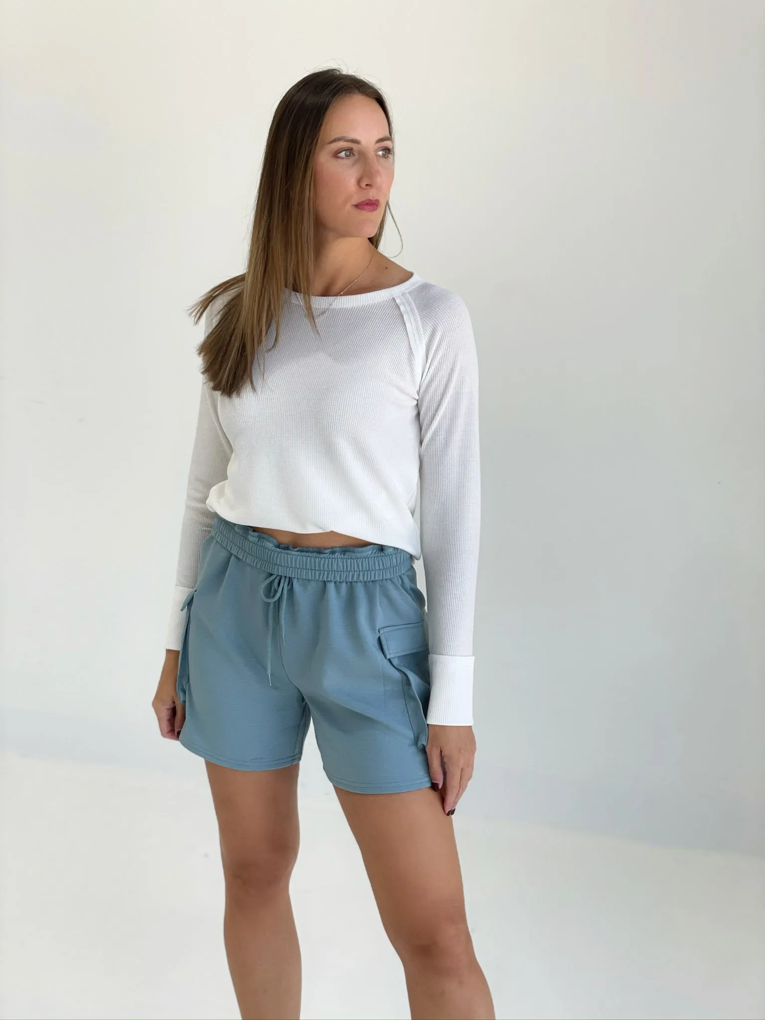 Own Leisure Scuba Shorts - Blue Grey