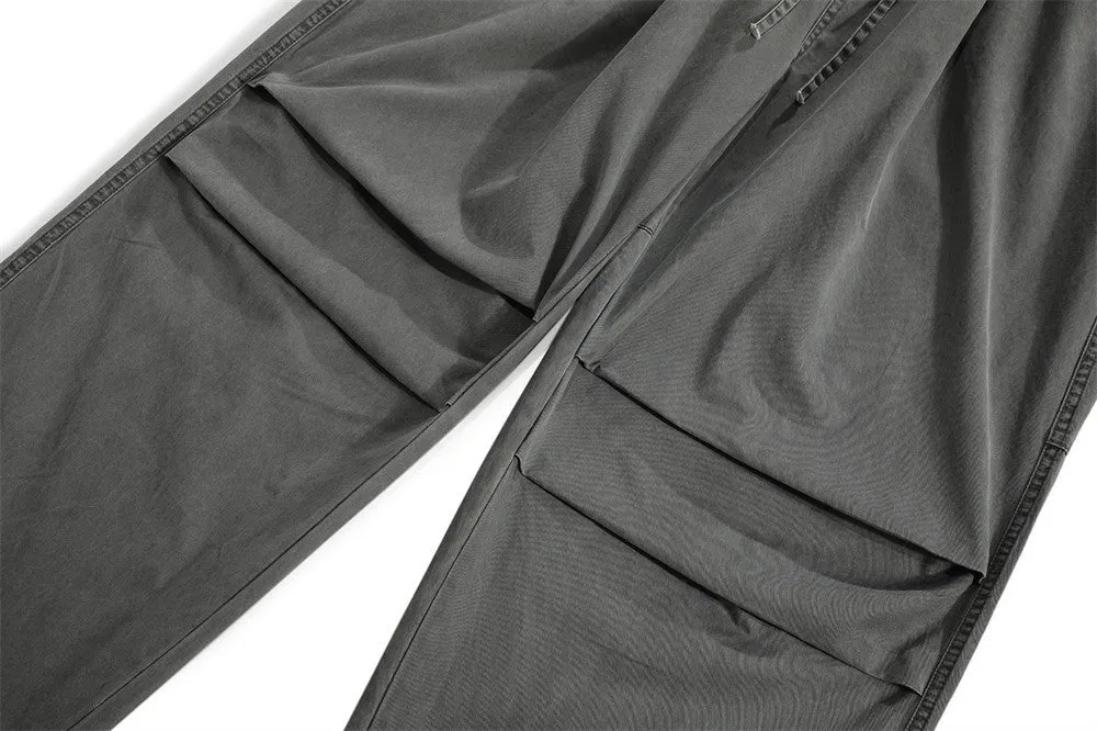 Pleated Paratrooper Casual Trousers For Men