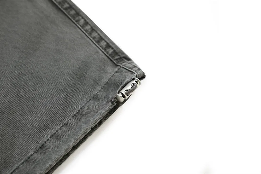 Pleated Paratrooper Casual Trousers For Men