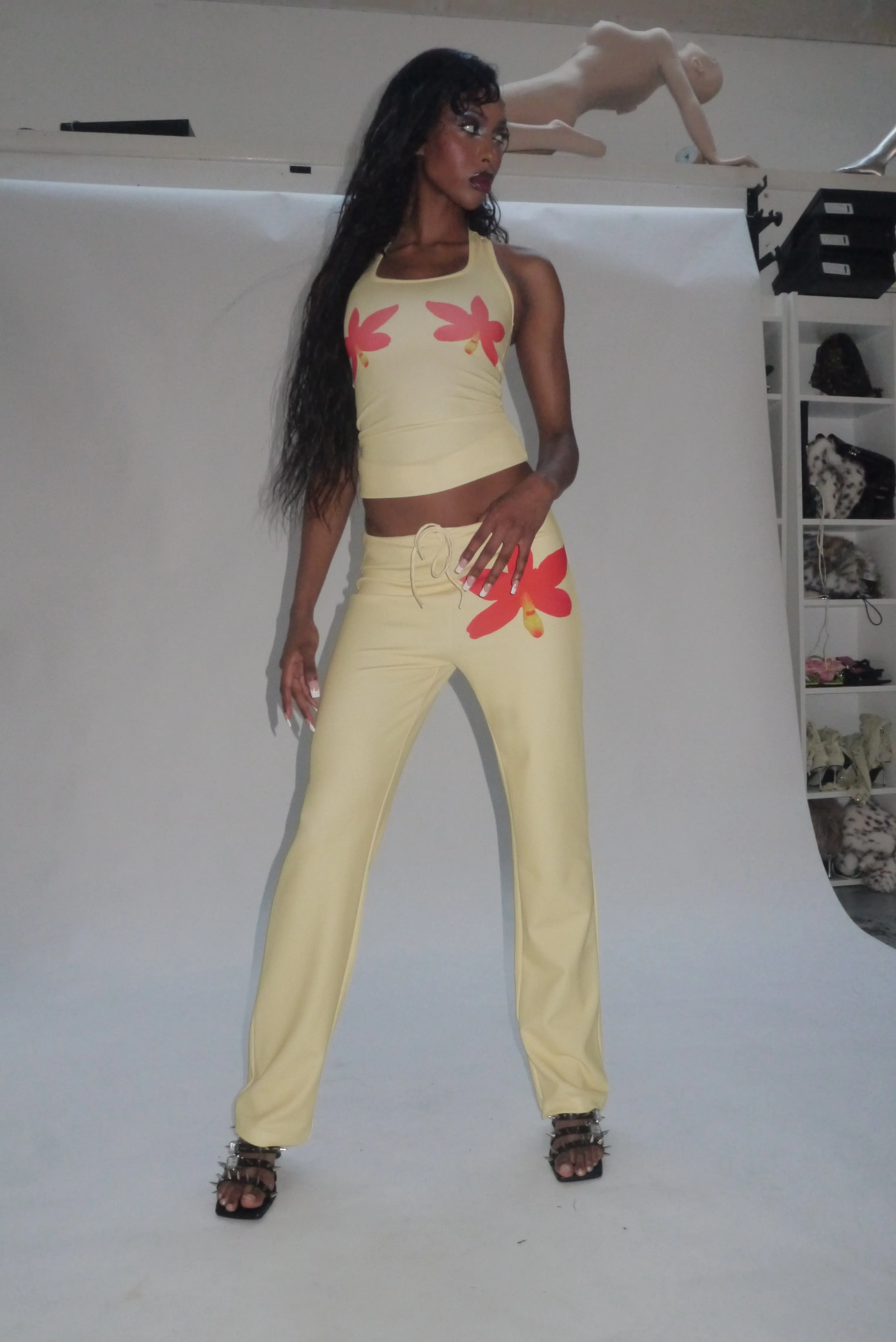 Red Orchid Trousers