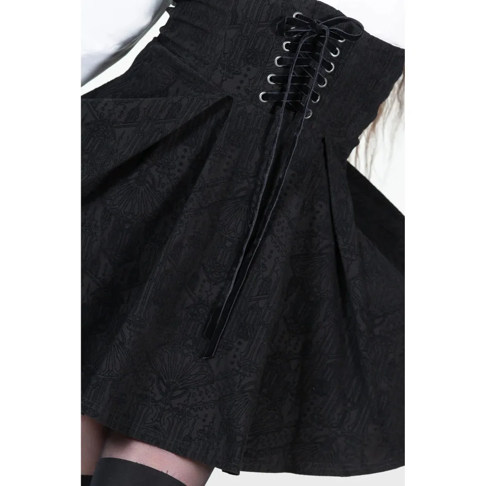 Rotten Relics Suspender Mini Skirt