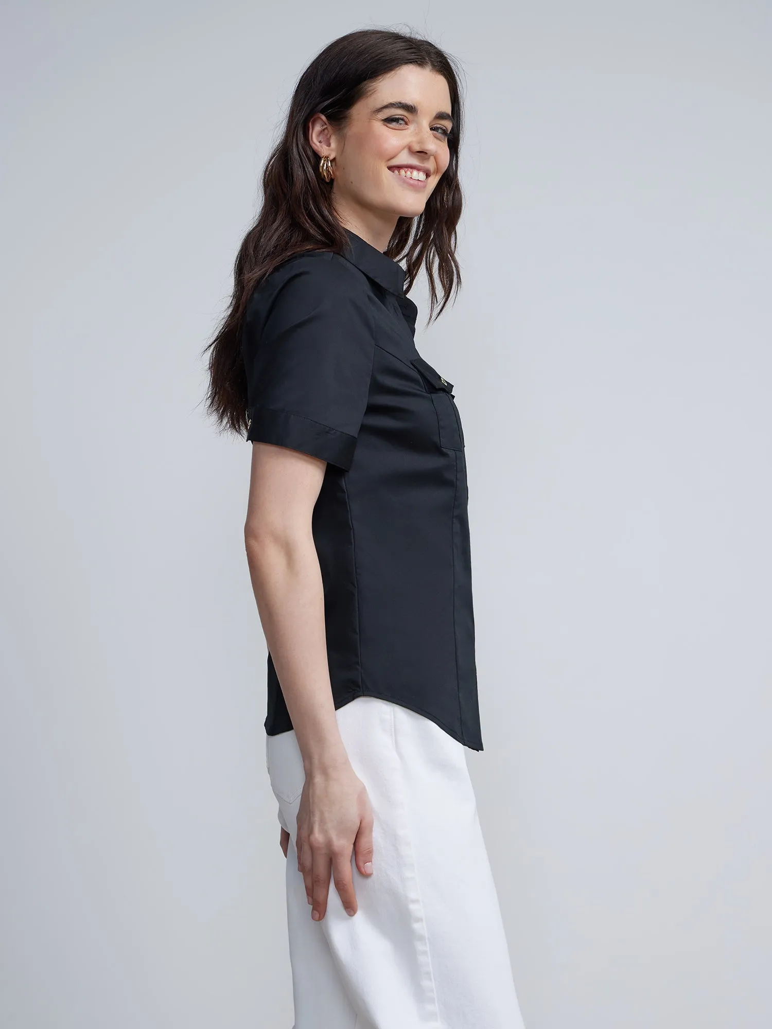 Tall Short Sleeve Two Pocket Shirt -  NY&C Madison Shirt®