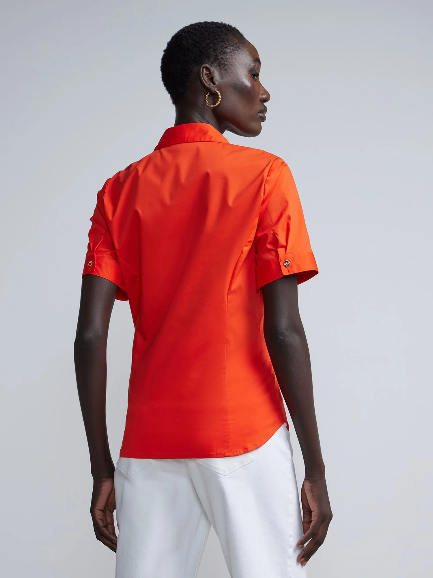 Tall Short Sleeve Two Pocket Shirt -  NY&C Madison Shirt®