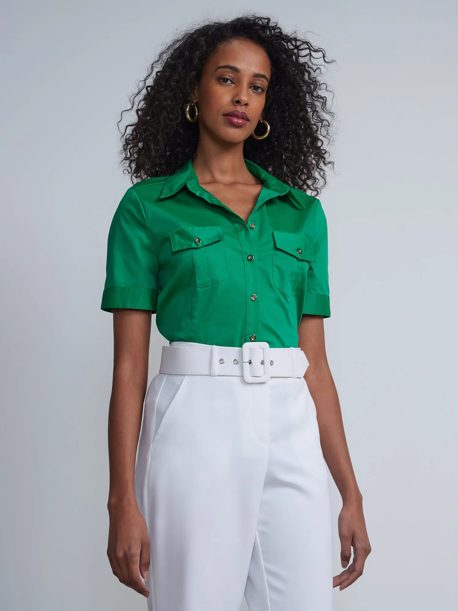 Tall Short Sleeve Two Pocket Shirt -  NY&C Madison Shirt®