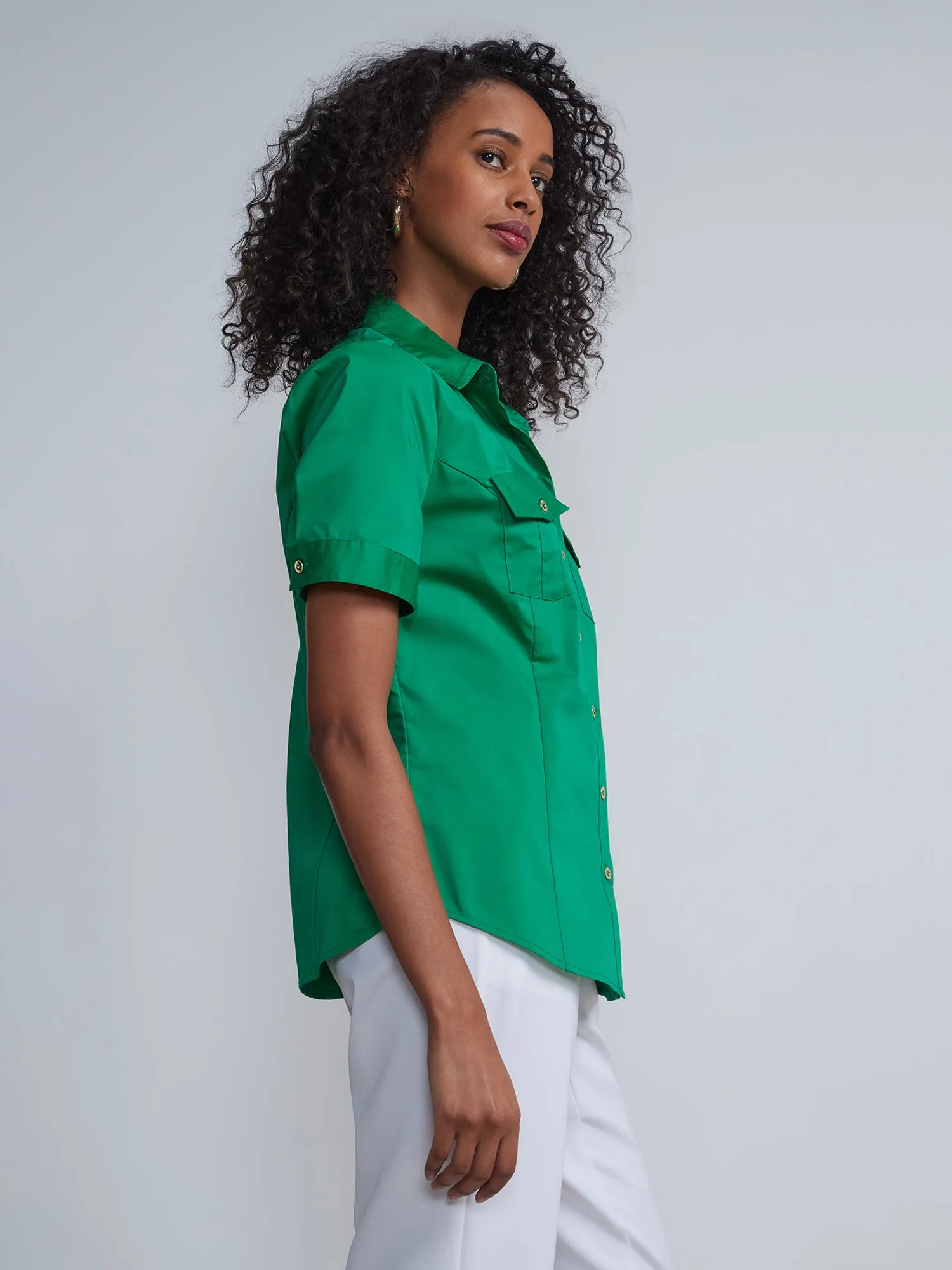 Tall Short Sleeve Two Pocket Shirt -  NY&C Madison Shirt®