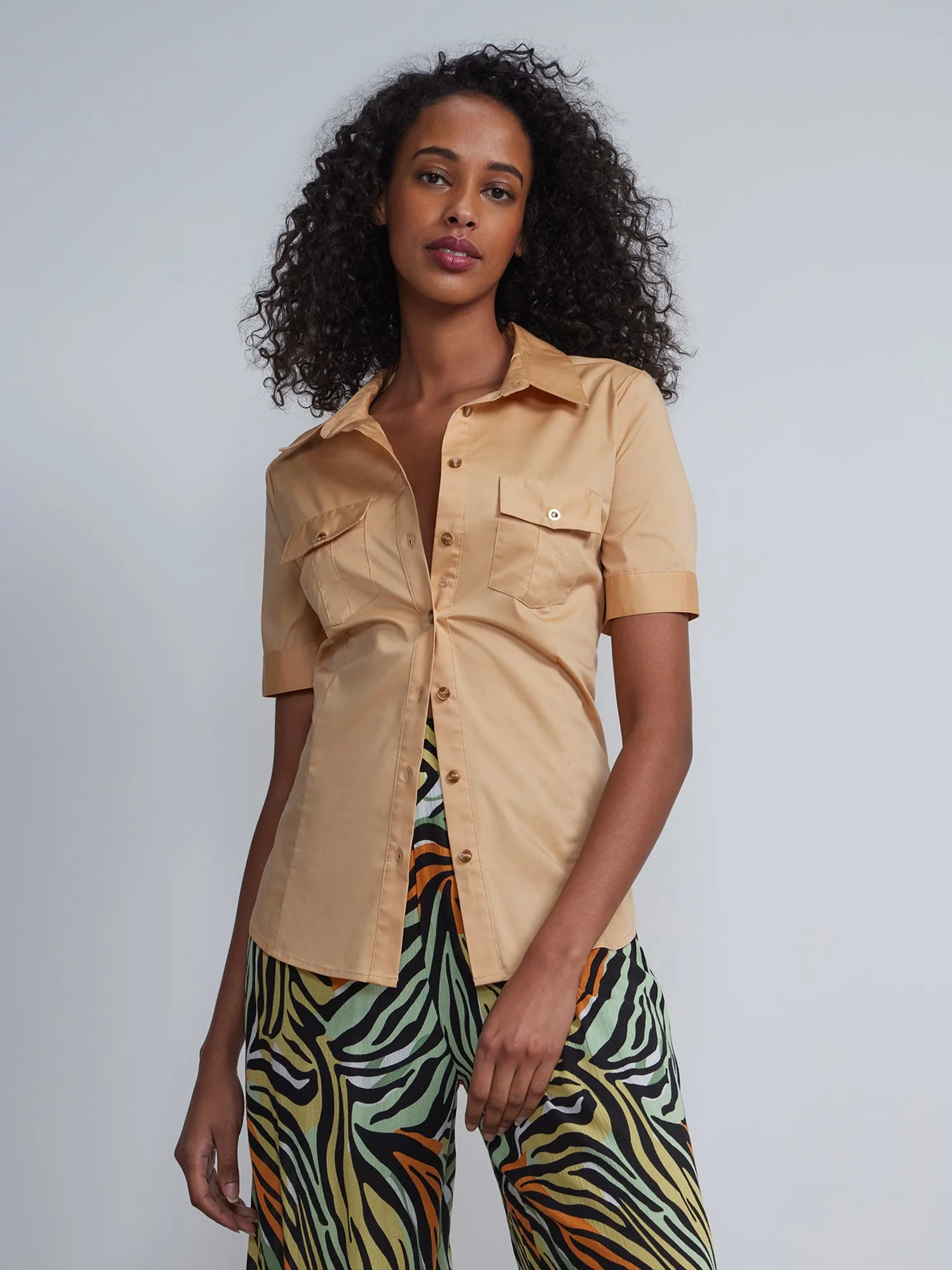 Tall Short Sleeve Two Pocket Shirt -  NY&C Madison Shirt®