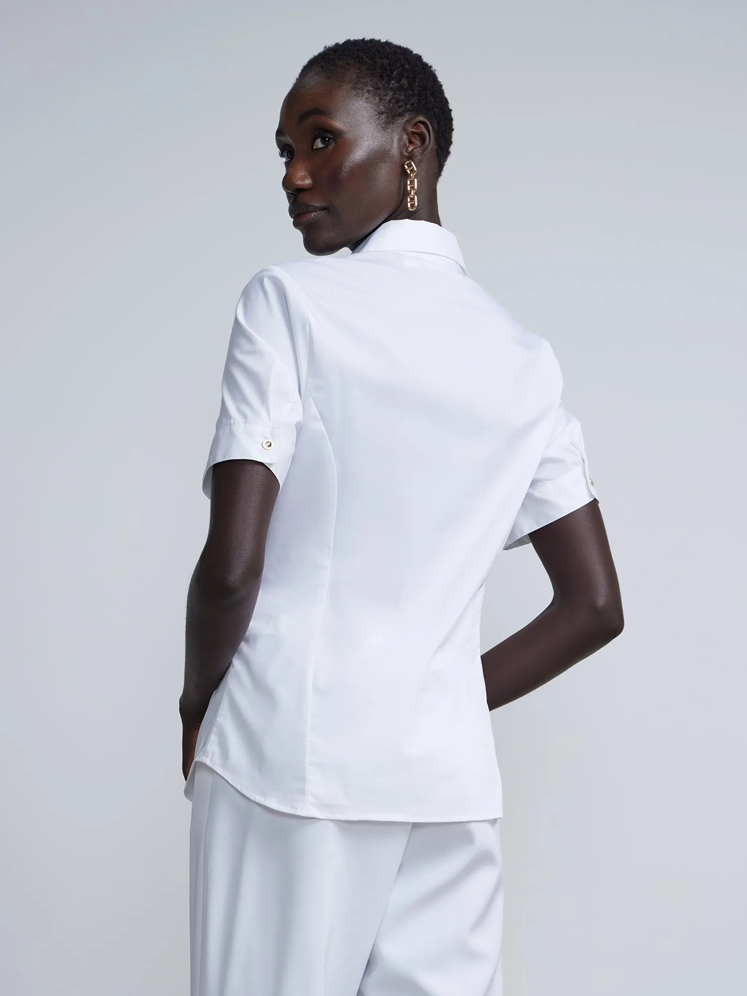 Tall Short Sleeve Two Pocket Shirt -  NY&C Madison Shirt®