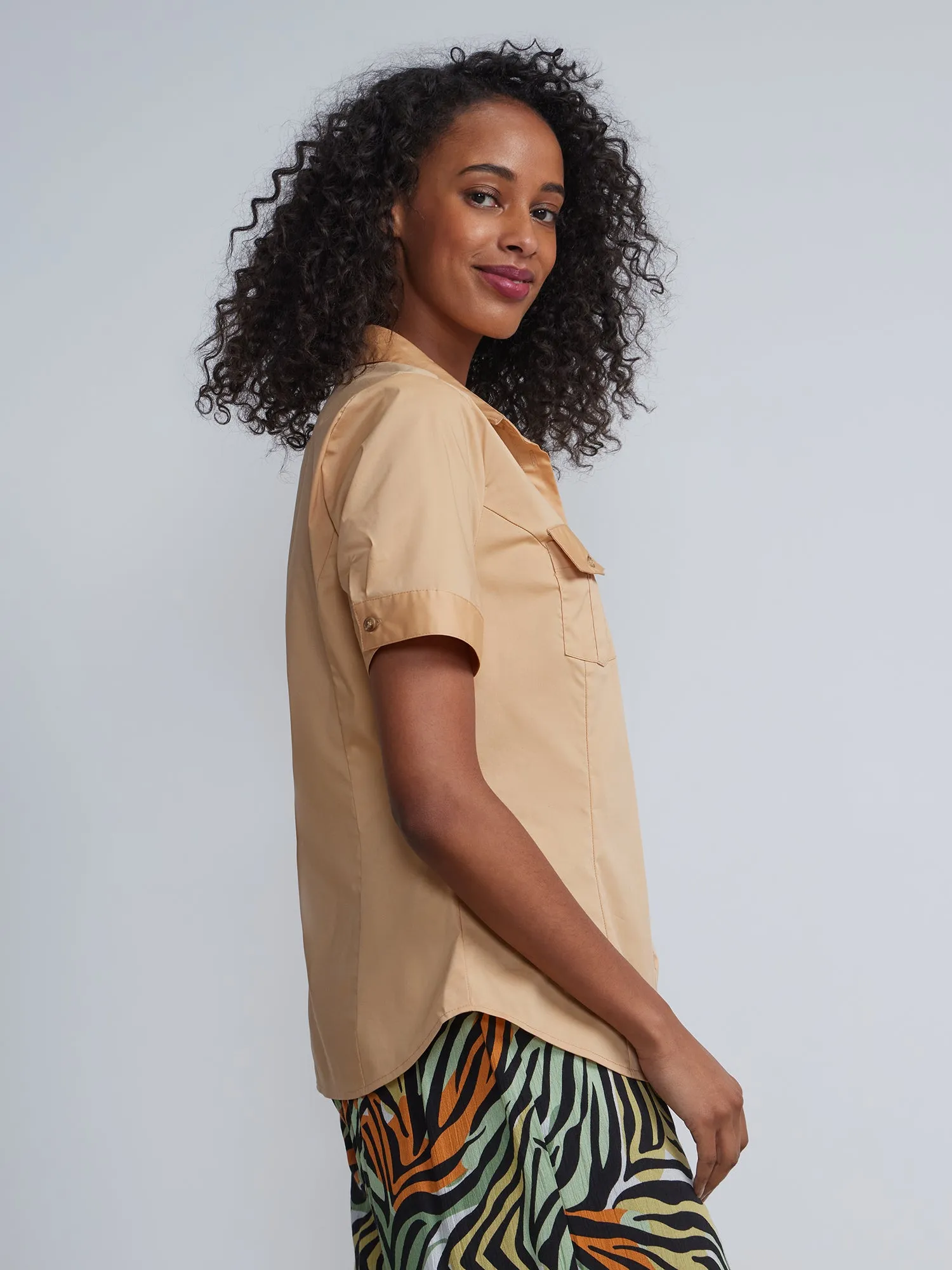 Tall Short Sleeve Two Pocket Shirt -  NY&C Madison Shirt®