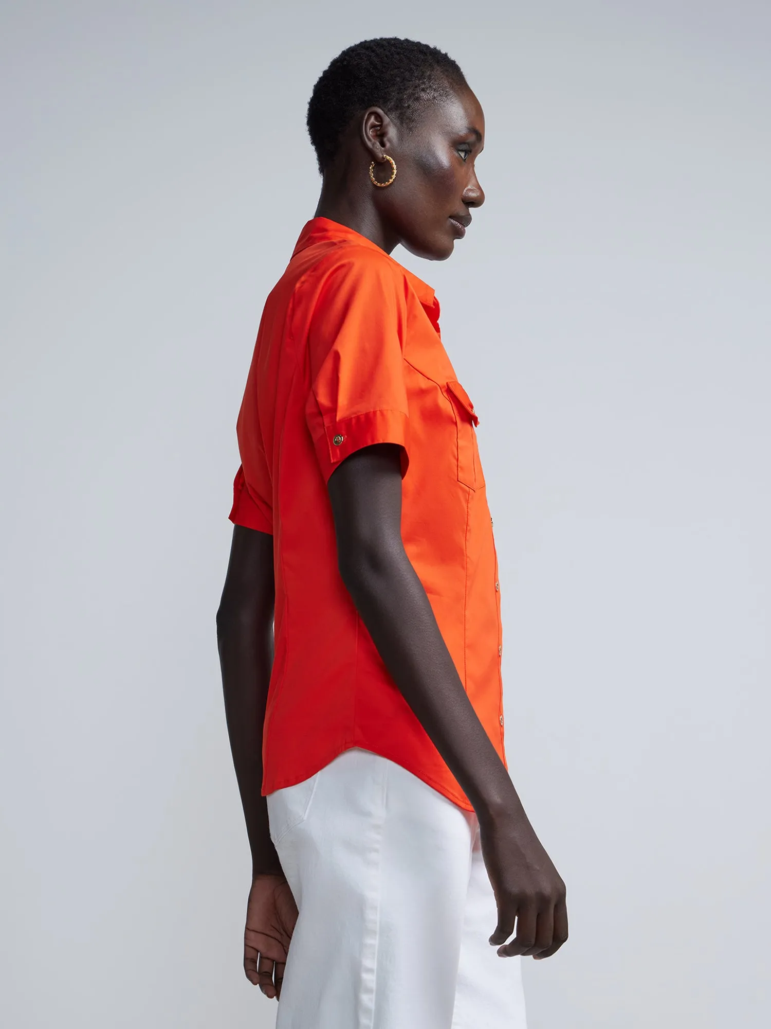 Tall Short Sleeve Two Pocket Shirt -  NY&C Madison Shirt®