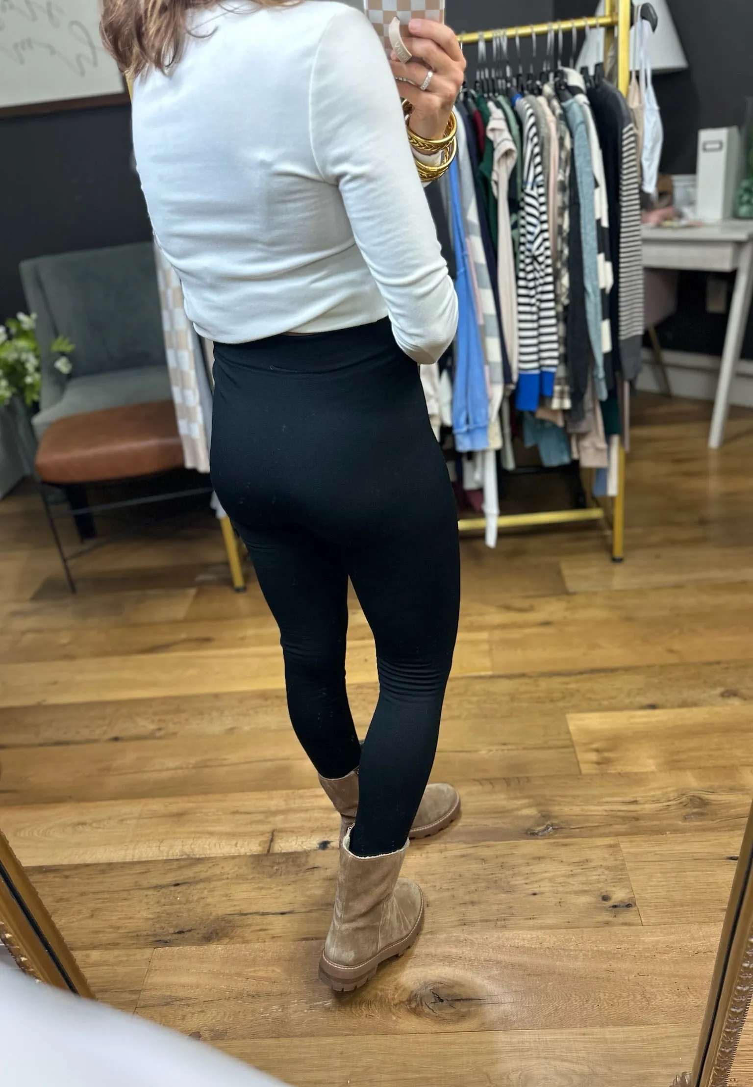The Ginny High-Waisted Legging - Black