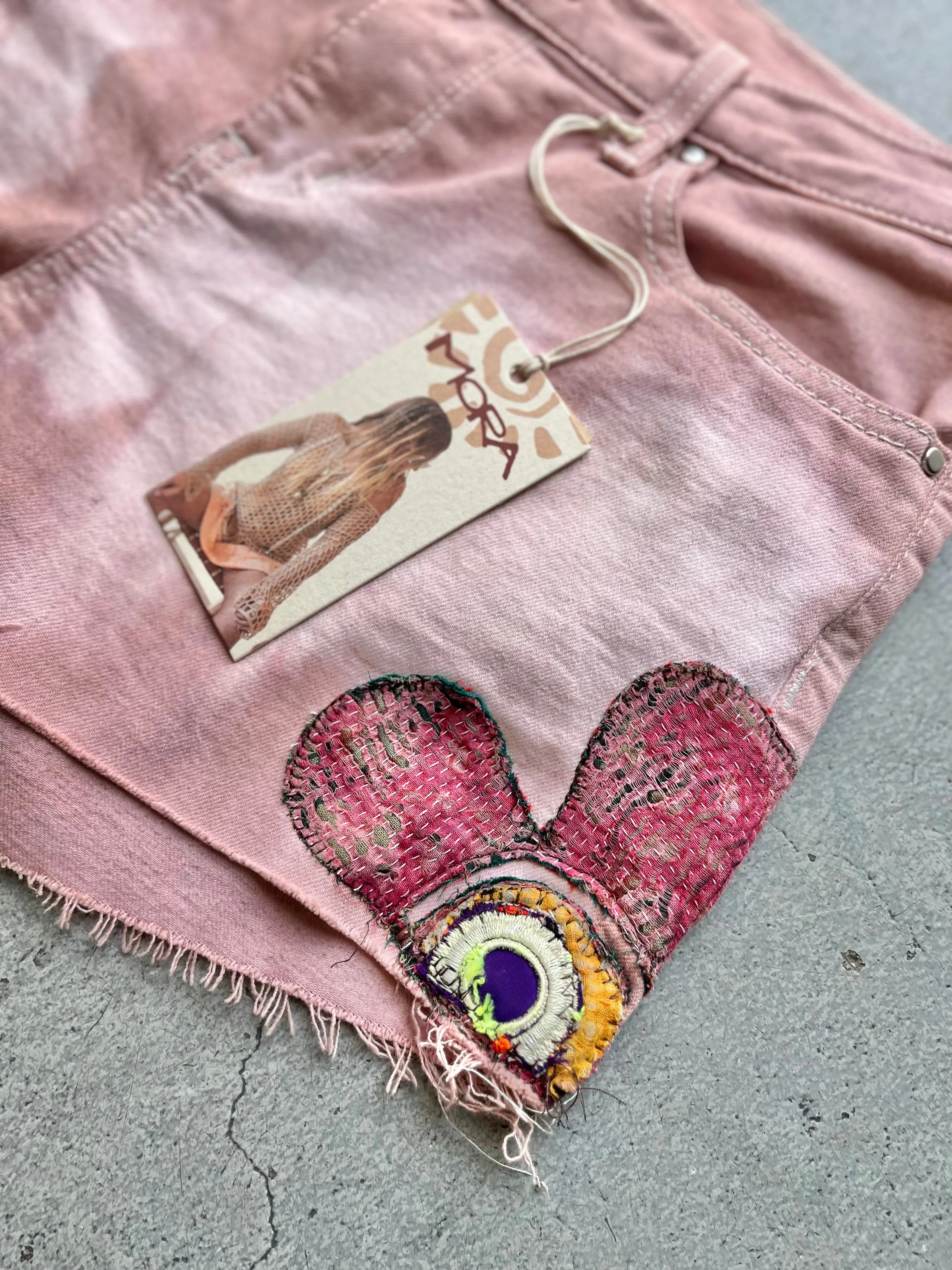 Up cycled Donna Karan shorts