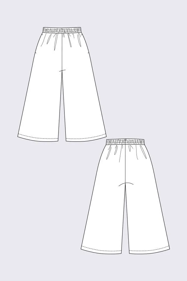 VIRTUAL WORKSHOP: Sew Wide Leg Cropped Pants