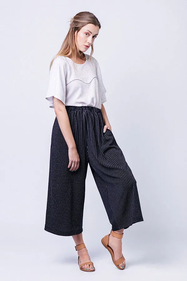 VIRTUAL WORKSHOP: Sew Wide Leg Cropped Pants