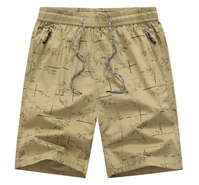 West Louis™ Summer Cotton Bermuda Beach Shorts