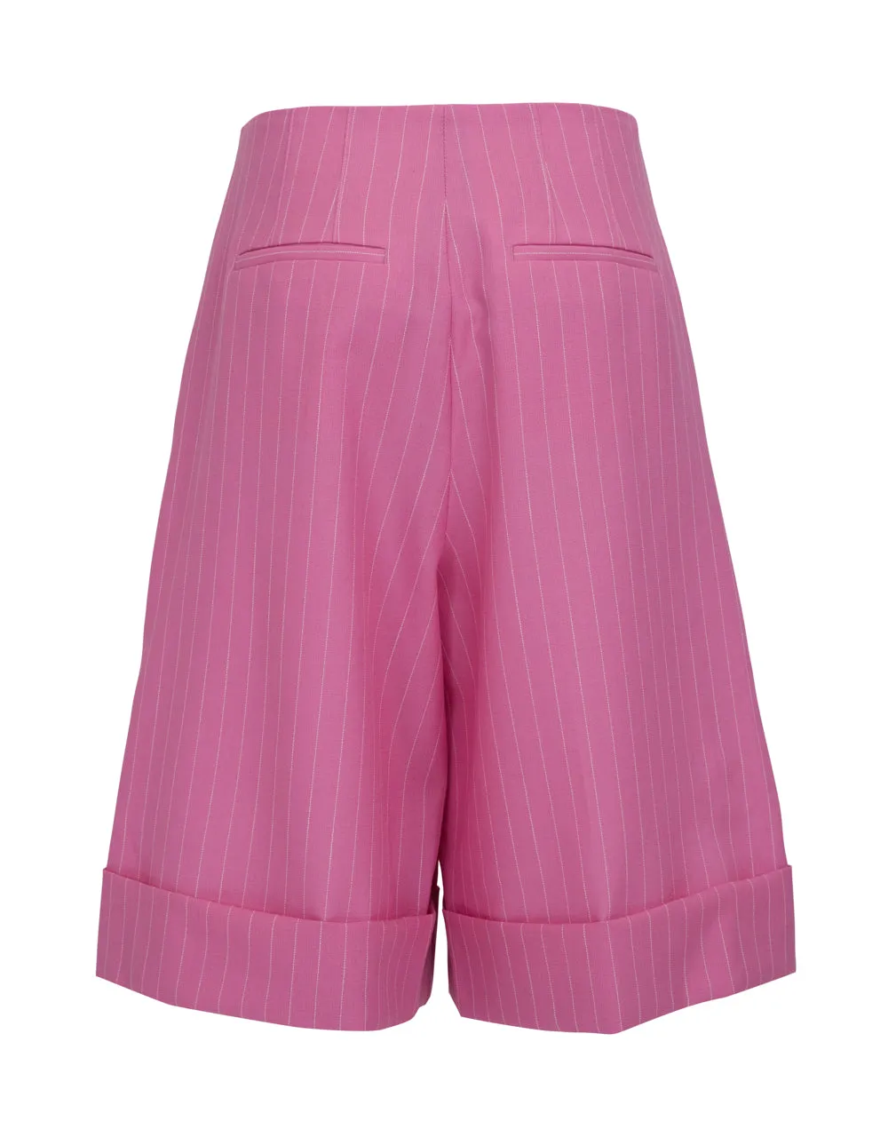 Wide Leg Bermuda Shorts