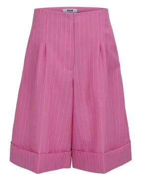 Wide Leg Bermuda Shorts