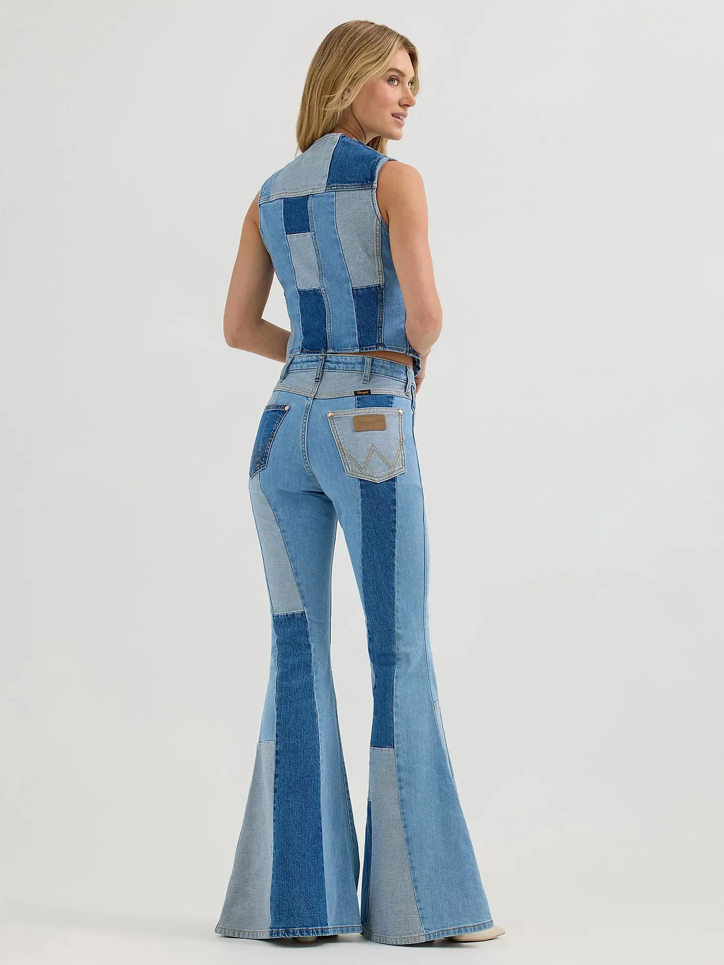 Women's Wrangler LW Patchwork Flare Jean