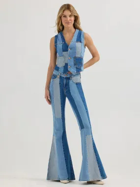 Women's Wrangler LW Patchwork Flare Jean